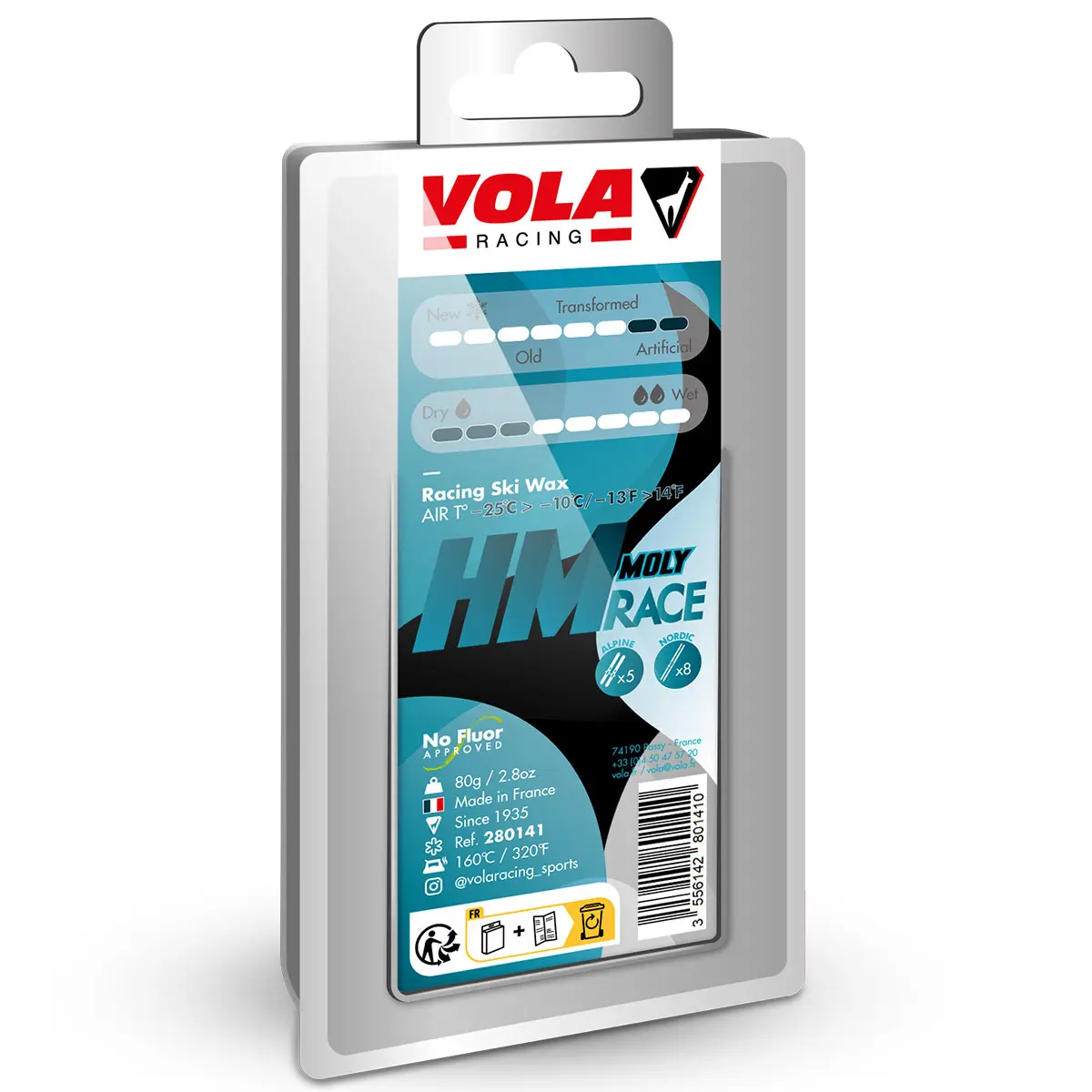 Photos - Other for Winter Sports VOLA Ski racing wax  HMach Moly 80 g 280141 