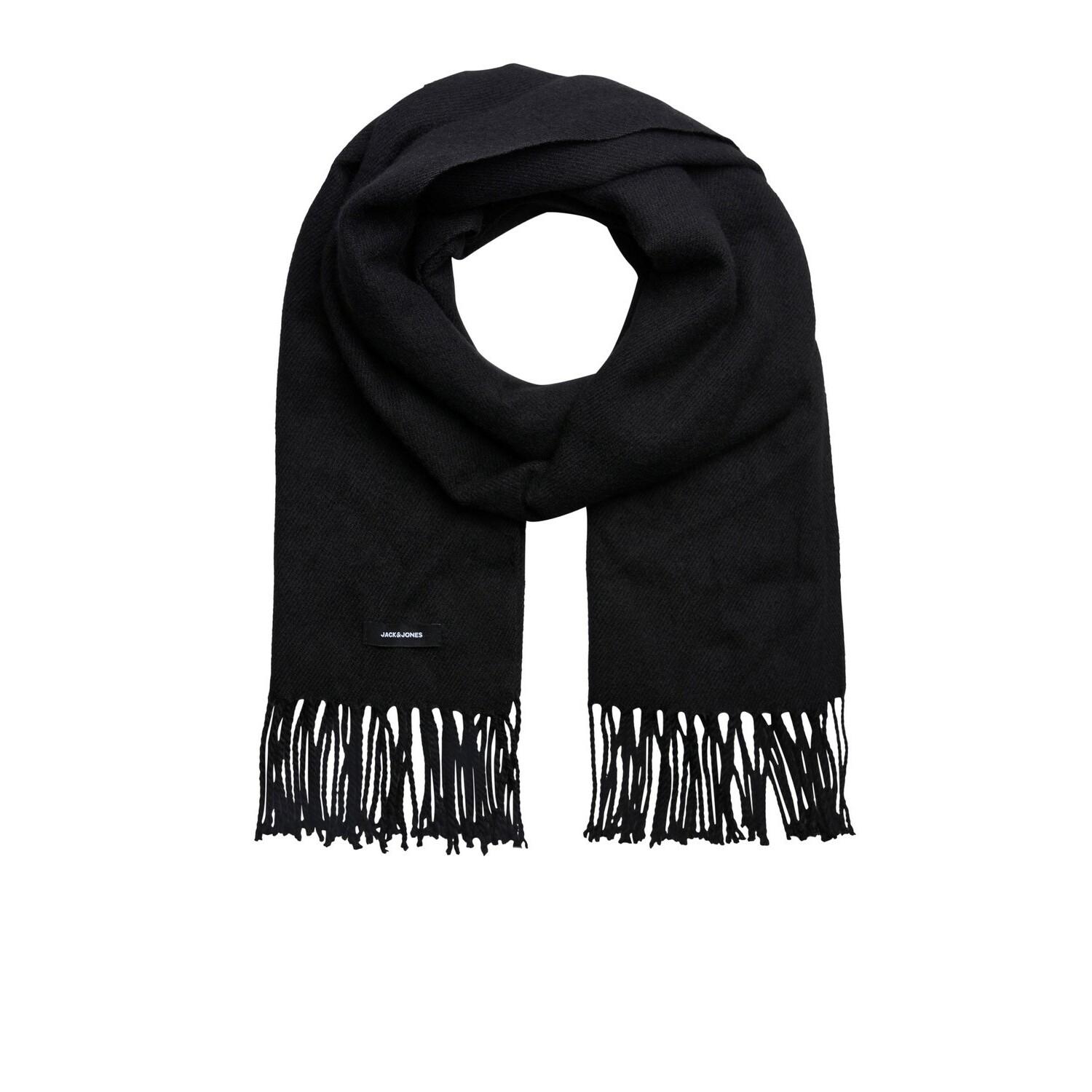 5713738358514 - Jack & Jones - Gewebter Fransenschal in Schwarz 5713738358514 - Jack & Jones - Gewebter Fransenschal in Schwarz
