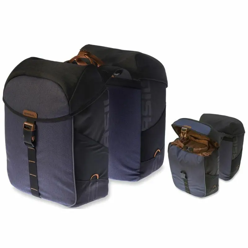 Paire de sacoches de porte-bagages imperméables Basil Miles 34L