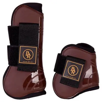 Br Equitation Marron Fetlock And Gaiter Set Pro Tech