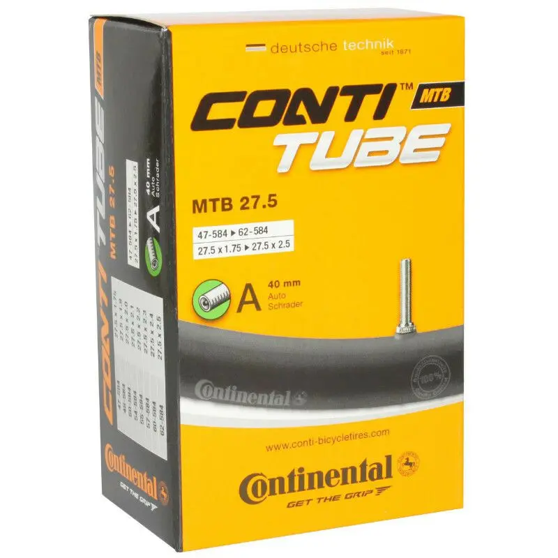 Velo Store - UK Air chamber schrader valve Continental 27.5 x 1.75-2.50 | Extra 10% off with Subscription, Postage £16.79 to UK Fedex.