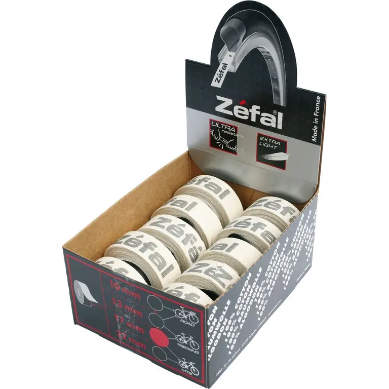 Image of Schachtel mit 10 Rollen Felgenband Zefal 22 mm