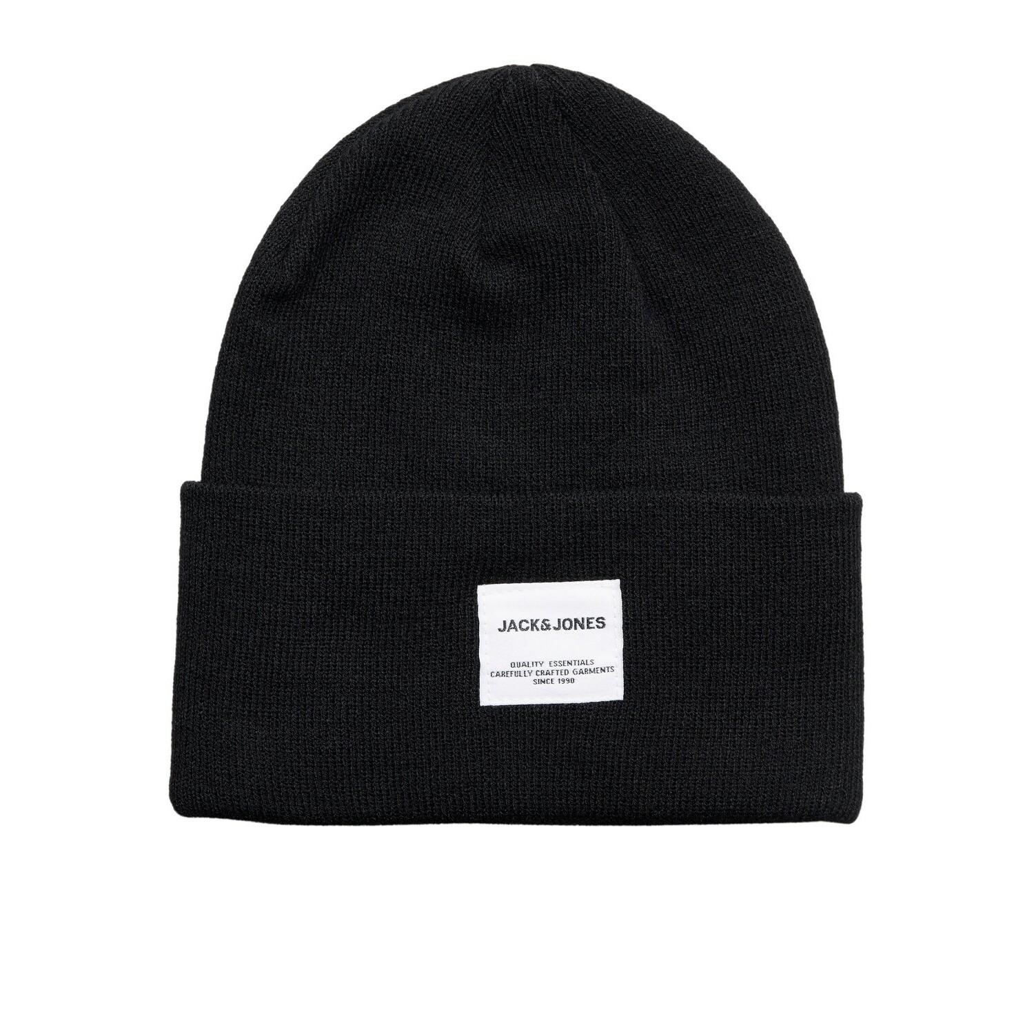 5713754002972 - Beanie in unifarbenem Design mit breitem Umschlag