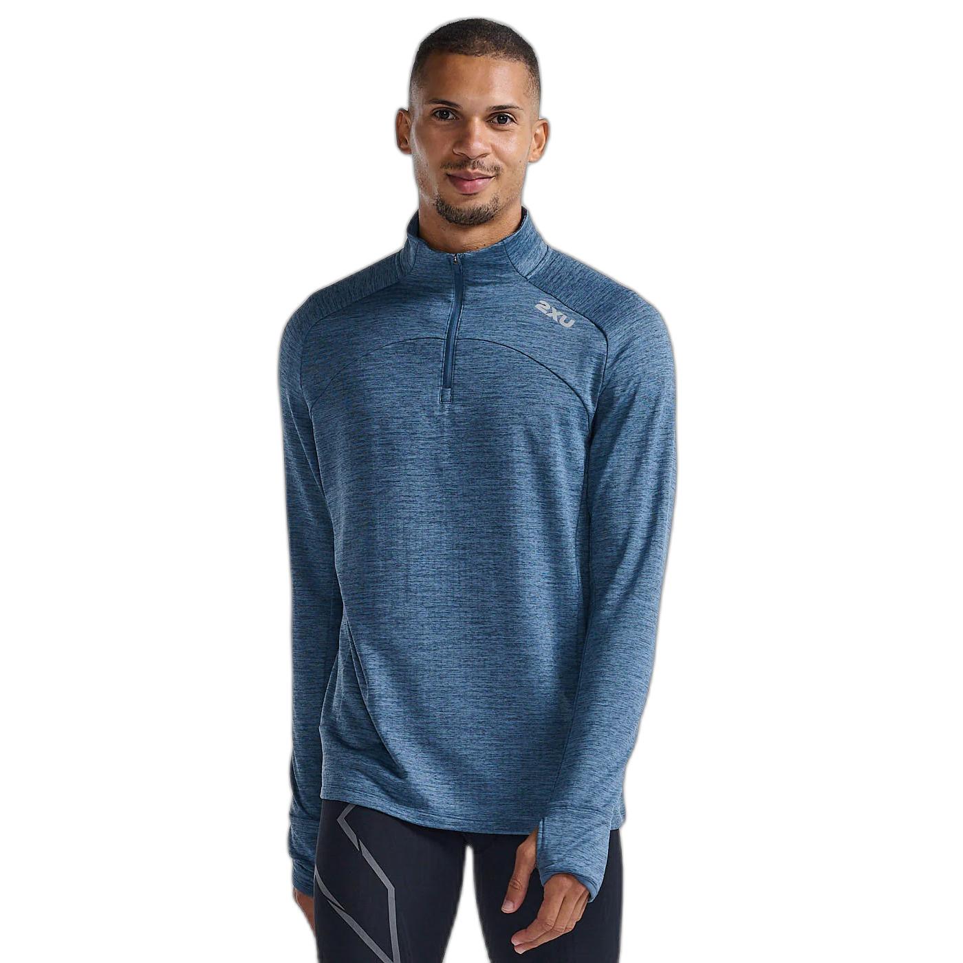 Velo Store - UK 2Xu Long Sleeve 1/4 Zip Top 2XU Ignition | Extra 10% off with Subscription, Postage £16.79 to UK Fedex.