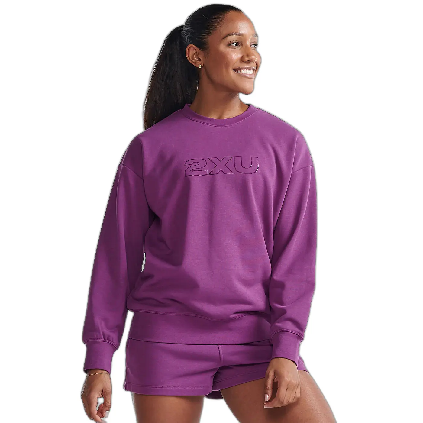 Sweatshirt Damen 2XU Motion French Terry Crew