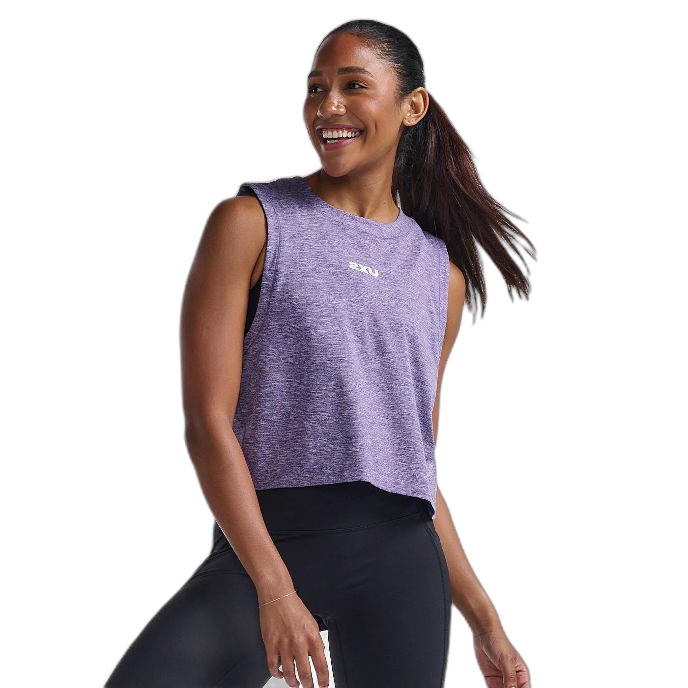 Velo Store - UK 2Xu Women's tank top 2XU Motion Crop | Extra 10% off with Subscription, Postage £16.79 to UK Fedex.