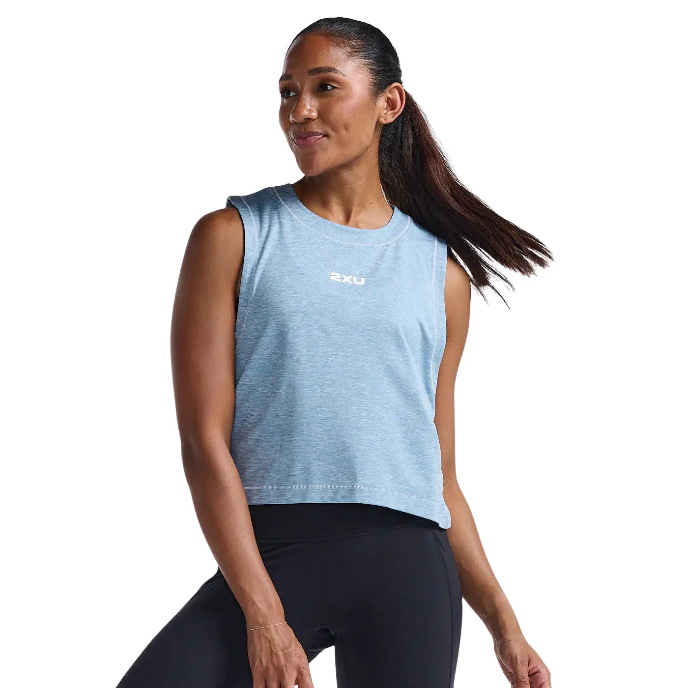 Velo Store - UK 2Xu Women's tank top 2XU Motion Crop | Extra 10% off with Subscription, Postage £16.79 to UK Fedex.