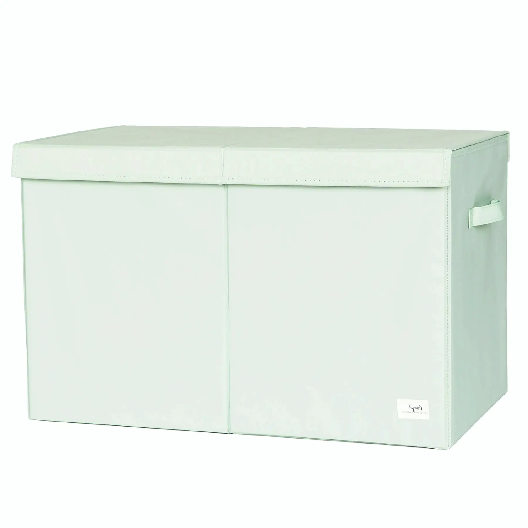 0812895002249 - 3 Sprouts - Storage box with lid Green