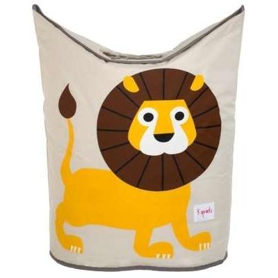 0696859272530 - 3 Sprouts Wäschekorb Löwe 59 x 48 cm gelb