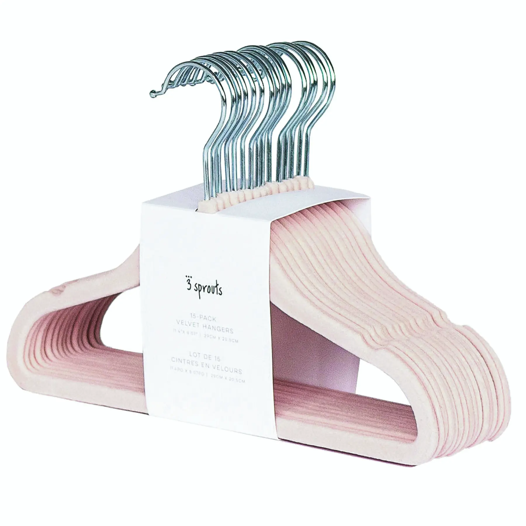 Cintre velours 3 Sprouts (x15)