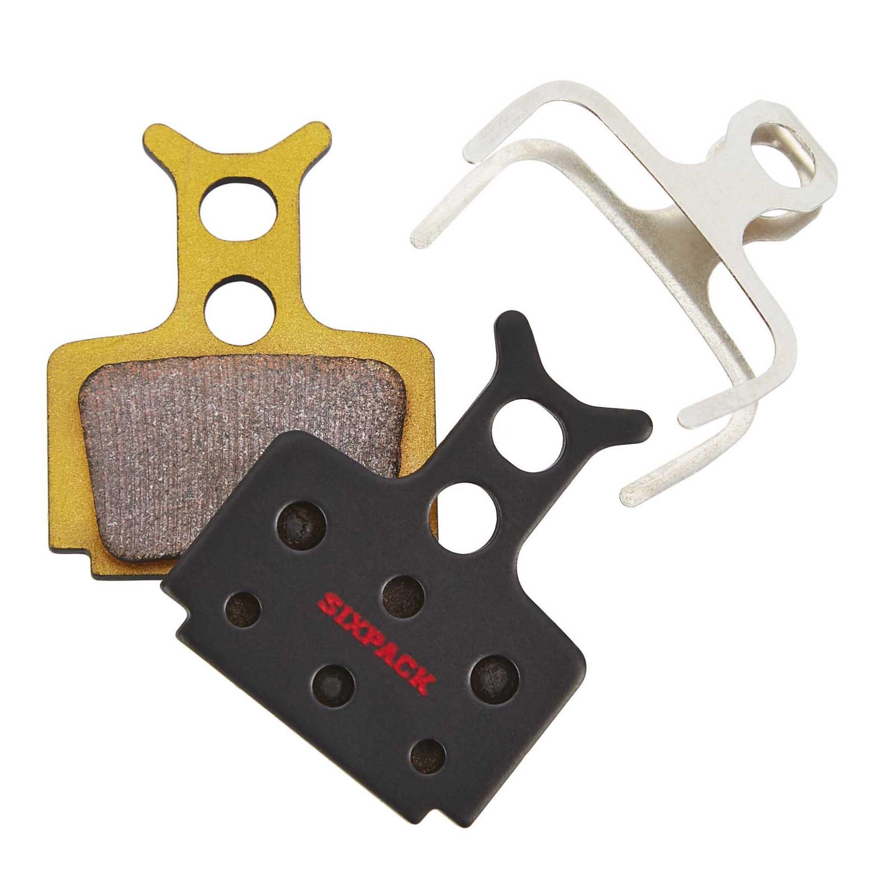Velo Store - UK Metal brake pads Sixpack Racing Formula Mega , The One, RX, R1, T1, Cura (2-piston) | Extra 10% off with Subscription, Postage £16.79 to UK Fedex.
