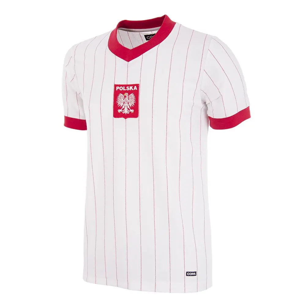 Trikot Pologne 1982 - Blanc - male - Size: L