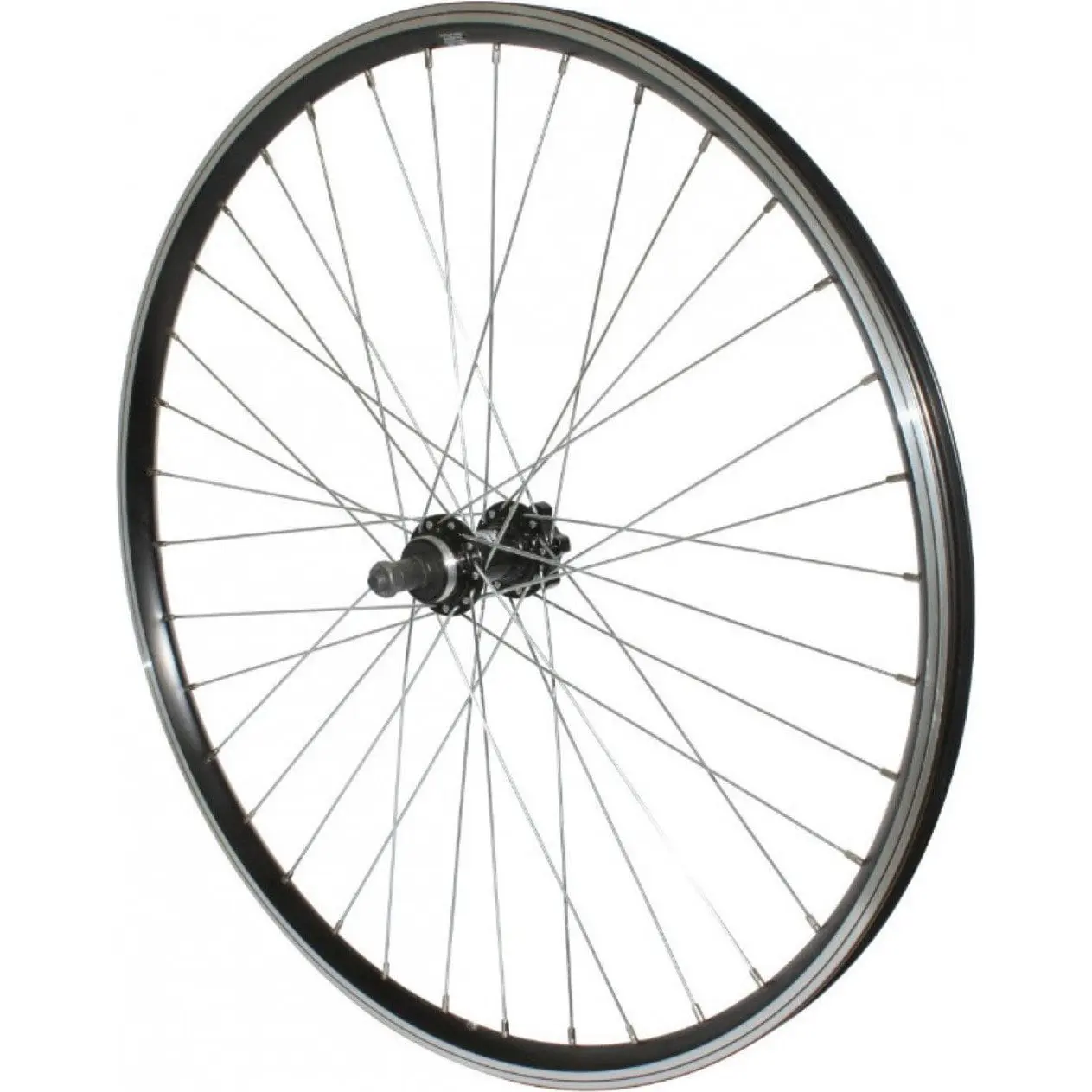 Velo Store - UK 6 hole rear wheel alu double wall 36 spokes freewheel hub P2R | Extra 10% off with Subscription, Postage £16.79 to UK Fedex.