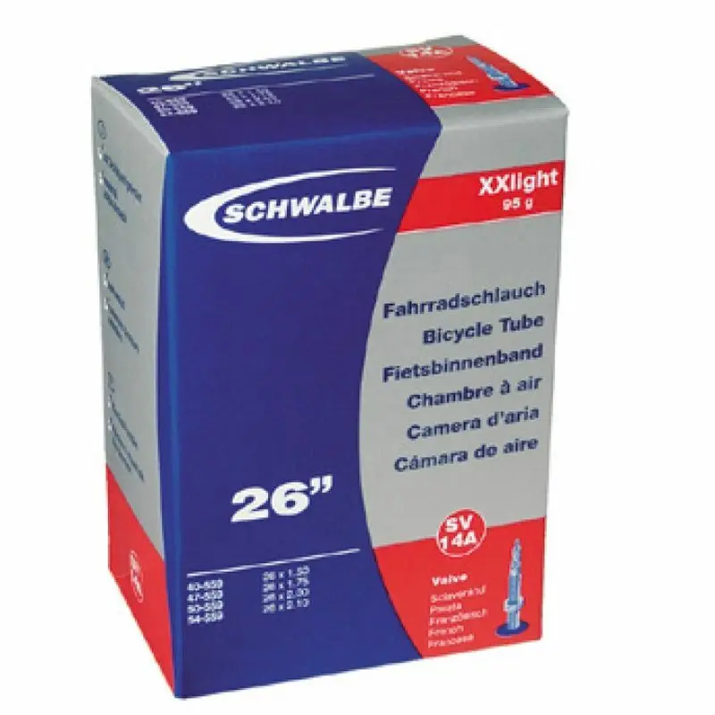 Schwalbe Luftkammer Presta-Ventil XXLight 26x1,50-2,10 Unisex