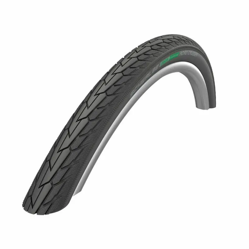 Velo Store - UK Rigid tire Schwalbe Road Cruiser 28x1,40/700x35c K-Guard Greencompound Hs484 Twinskin | Extra 10% off with Subscription, Postage £16.79 to UK Fedex.