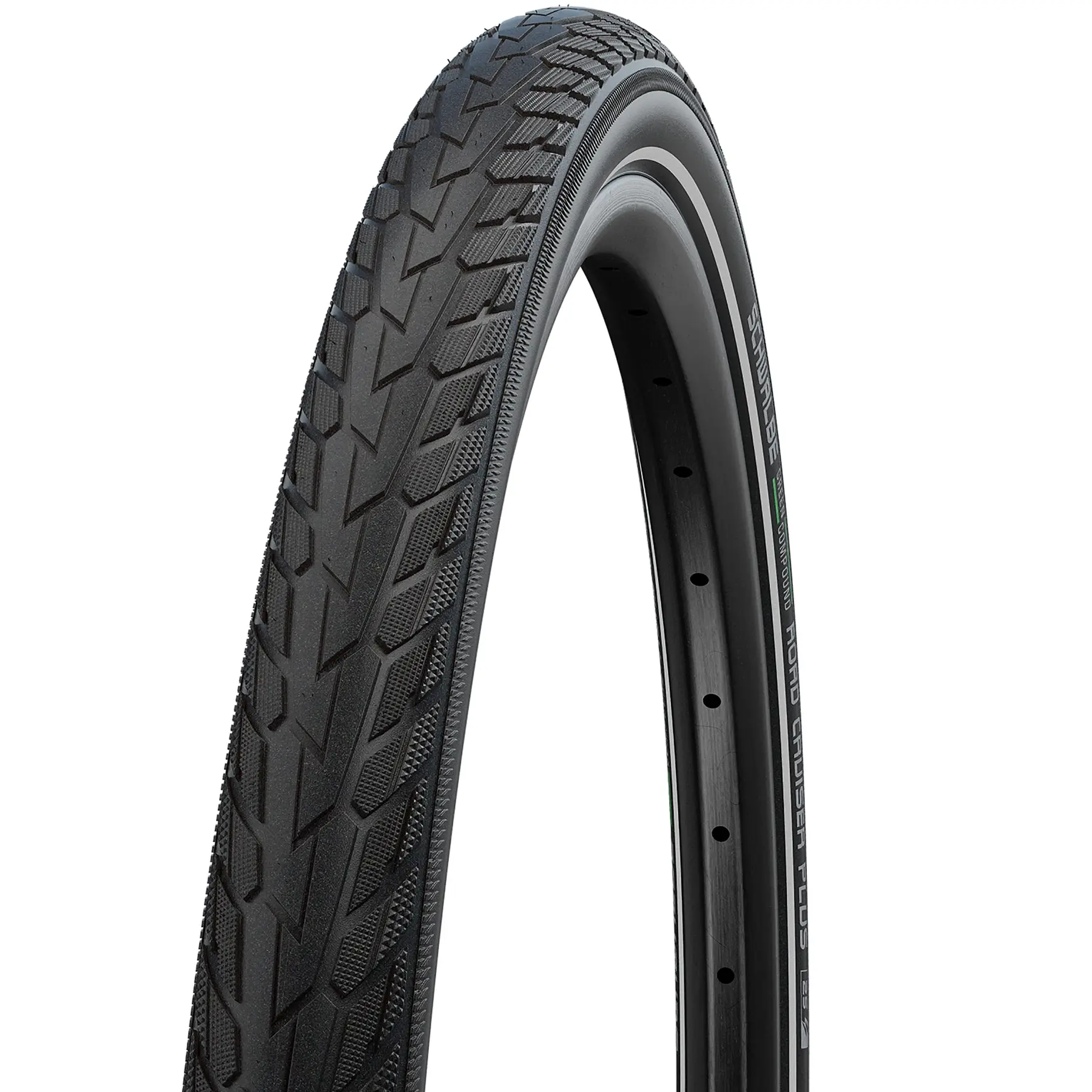 Starrer Reifen Schwalbe Road Cruiser K-Guard Green Compound HS484 Twinskin 47-559