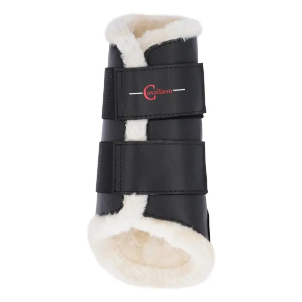 Kerbl Noir Hind Gaiters For Dressage Horses Fleece (X2)