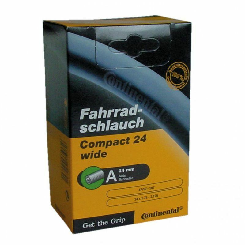 Velo Store - UK Inner tube Continental Compact Wide 24x1,75-2,125 valve | Extra 10% off with Subscription, Postage £16.79 to UK Fedex.
