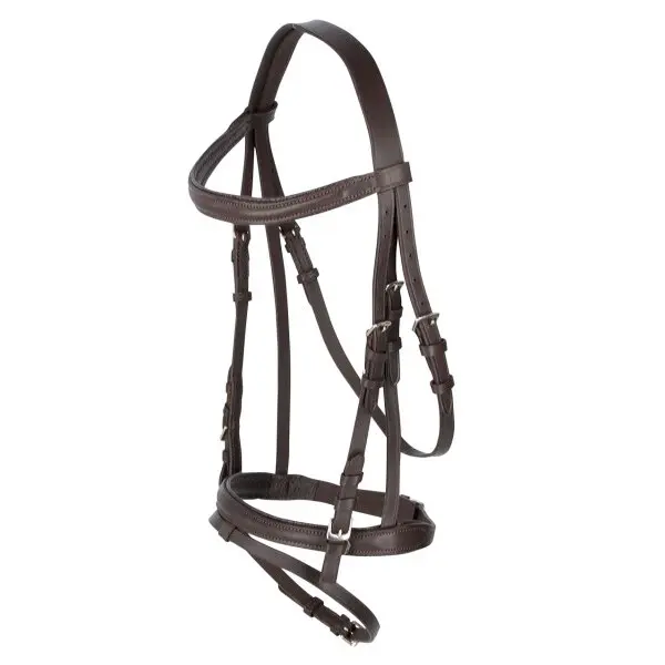Kerbl Marron Standard Snaffle Bridle
