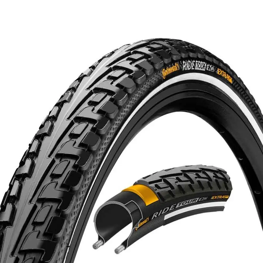 Velo Store - UK Tire with rigid reflective Continental Ride Tour 42-622 | Extra 10% off with Subscription, Postage £16.79 to UK Fedex.