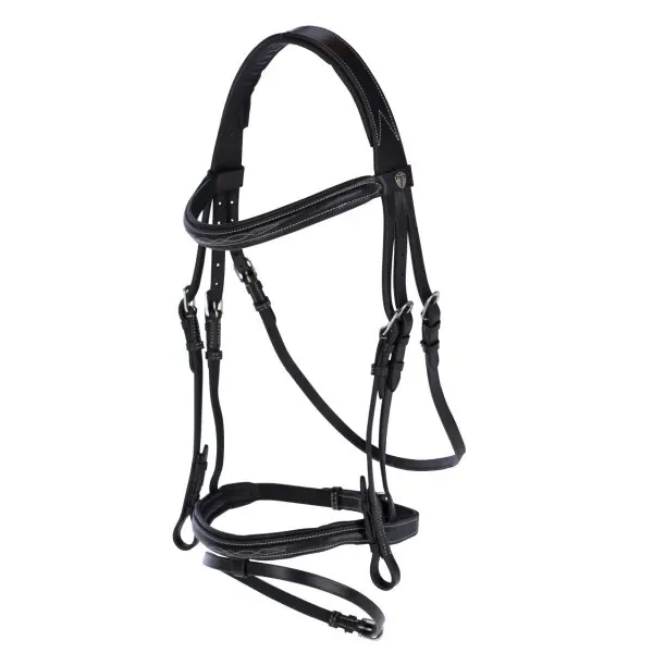 Kerbl Noir Snaffle Bridle Classic