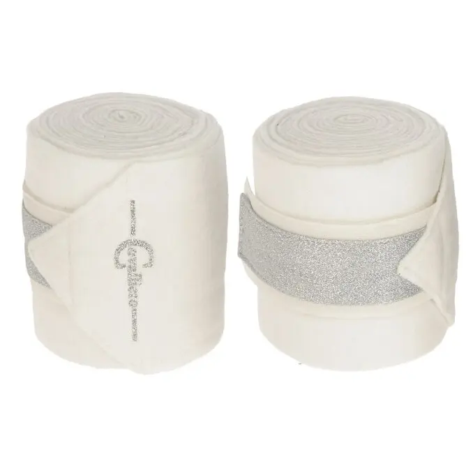 Kerbl Blanc Bandage Polaire Empara (X4)