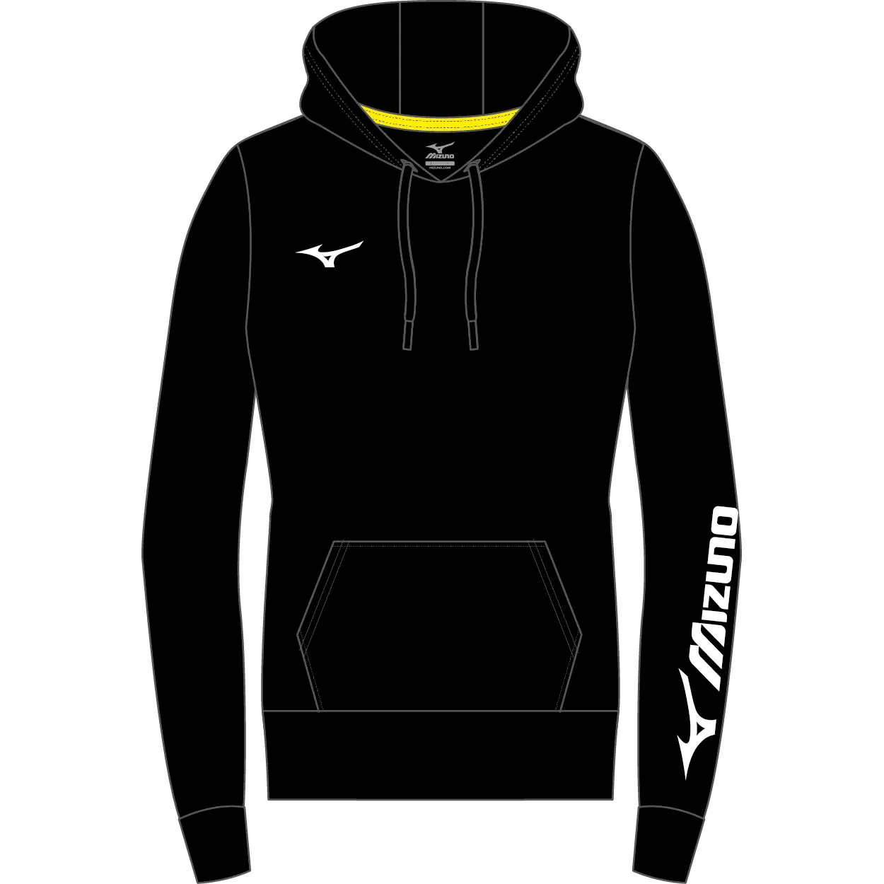 Hoodie terry - Noir - male - Size: 2XS
