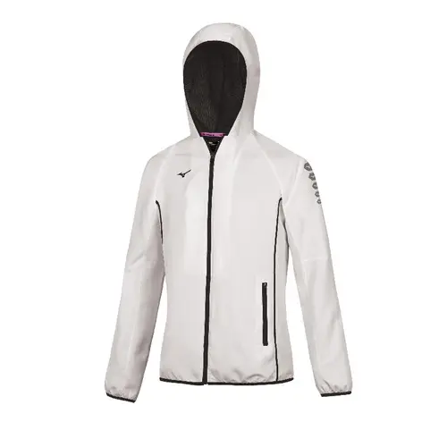 Mizuno Femme Veste Team nagasaki micro, Blanc, Taille 2XL