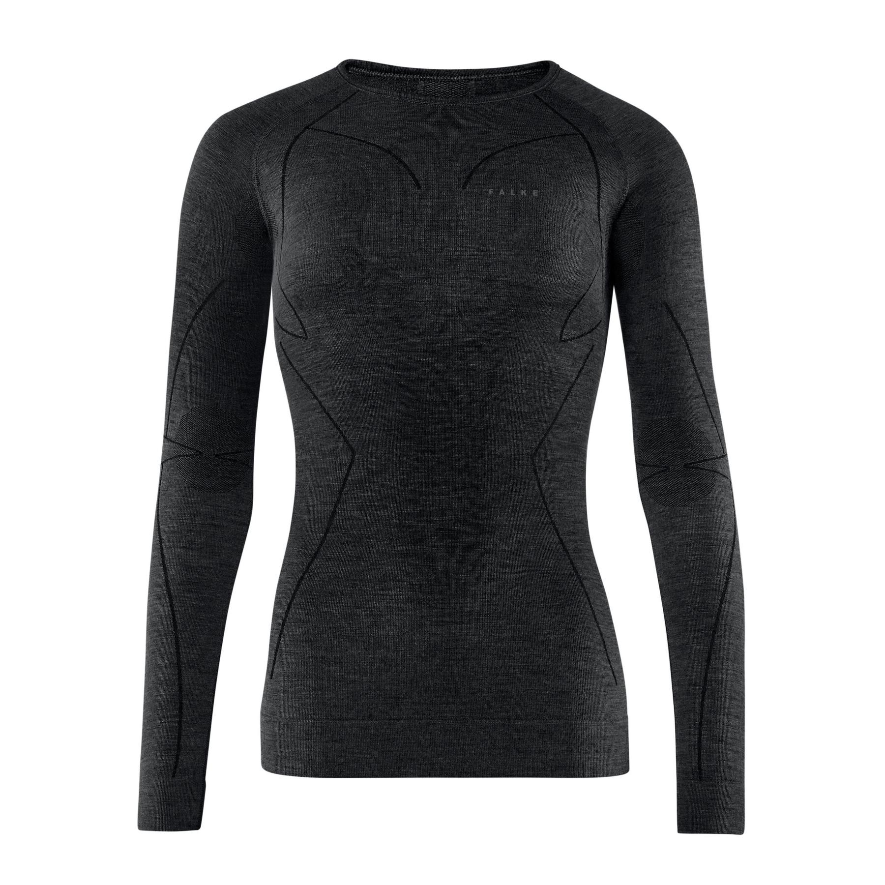 4043874117494 - Wool-Tech Warm LS Shirt Regular Fit W Damen (Schwarz S ) Skibekleidung