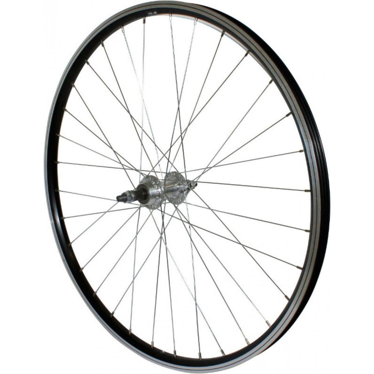 Velo Store - UK Rear wheel double wall aluminum hub full axle freewheel P2R 7-6V. | Extra 10% off with Subscription, Postage £16.79 to UK Fedex.