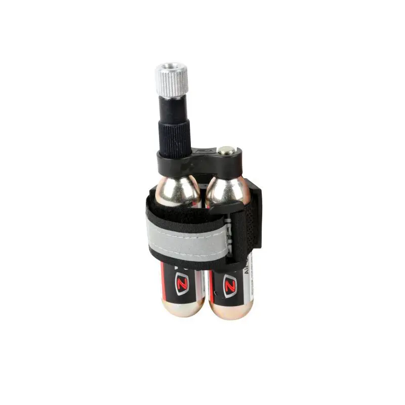 Zefal Kit Di Gonfiaggio CO2 - Gonfiatore CO2 Ez Control + 2 Cartucce Filettate Da 16 G + Clip Di Fissaggio Universale - Pompa CO2 Con Sistema Di Regolazione-image