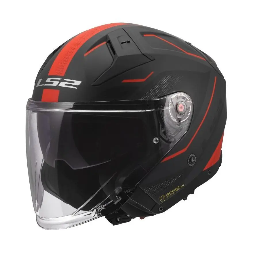 Jet-Motorradhelm LS2 OF603 Infinity II Veyron