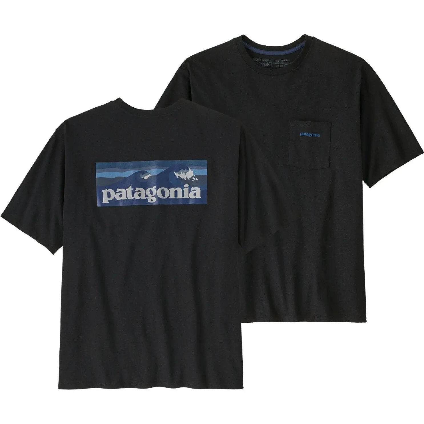 T-shirt Patagonia Boardshort Logo Pocket Responsibili