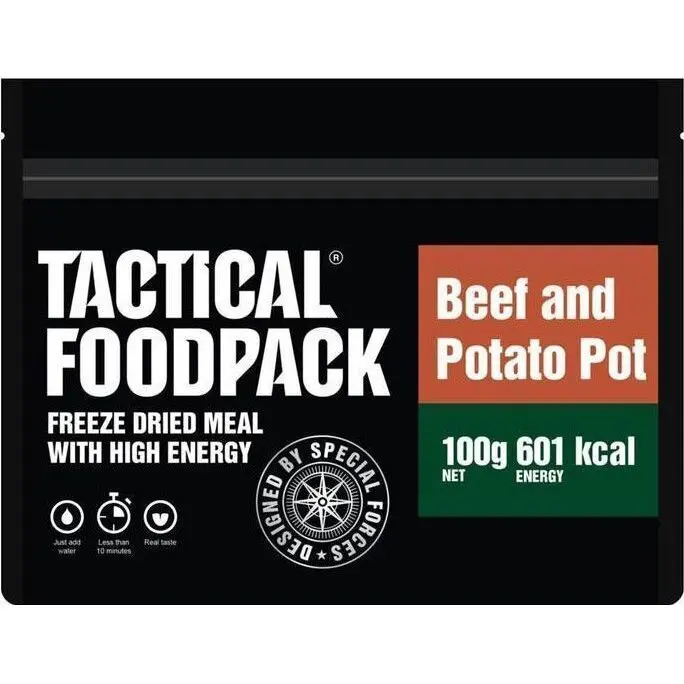 Tactical Foodpack Unisex Noir Survival Ration - Beef And Mashed Potatoes