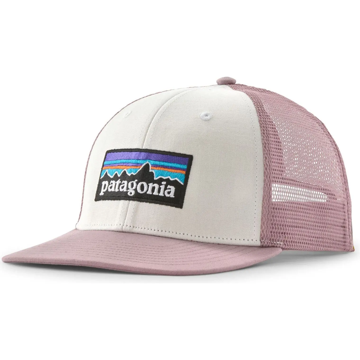 Patagonia Blanc Trucker Cap P-6 Logo