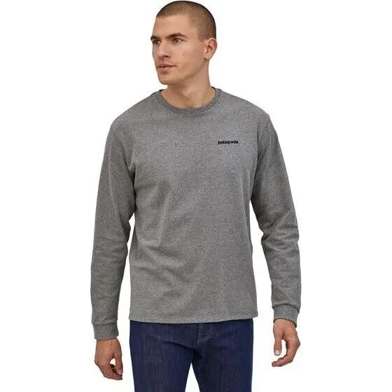 Langarm-T-Shirt Patagonia P-6 Logo Responsibili
