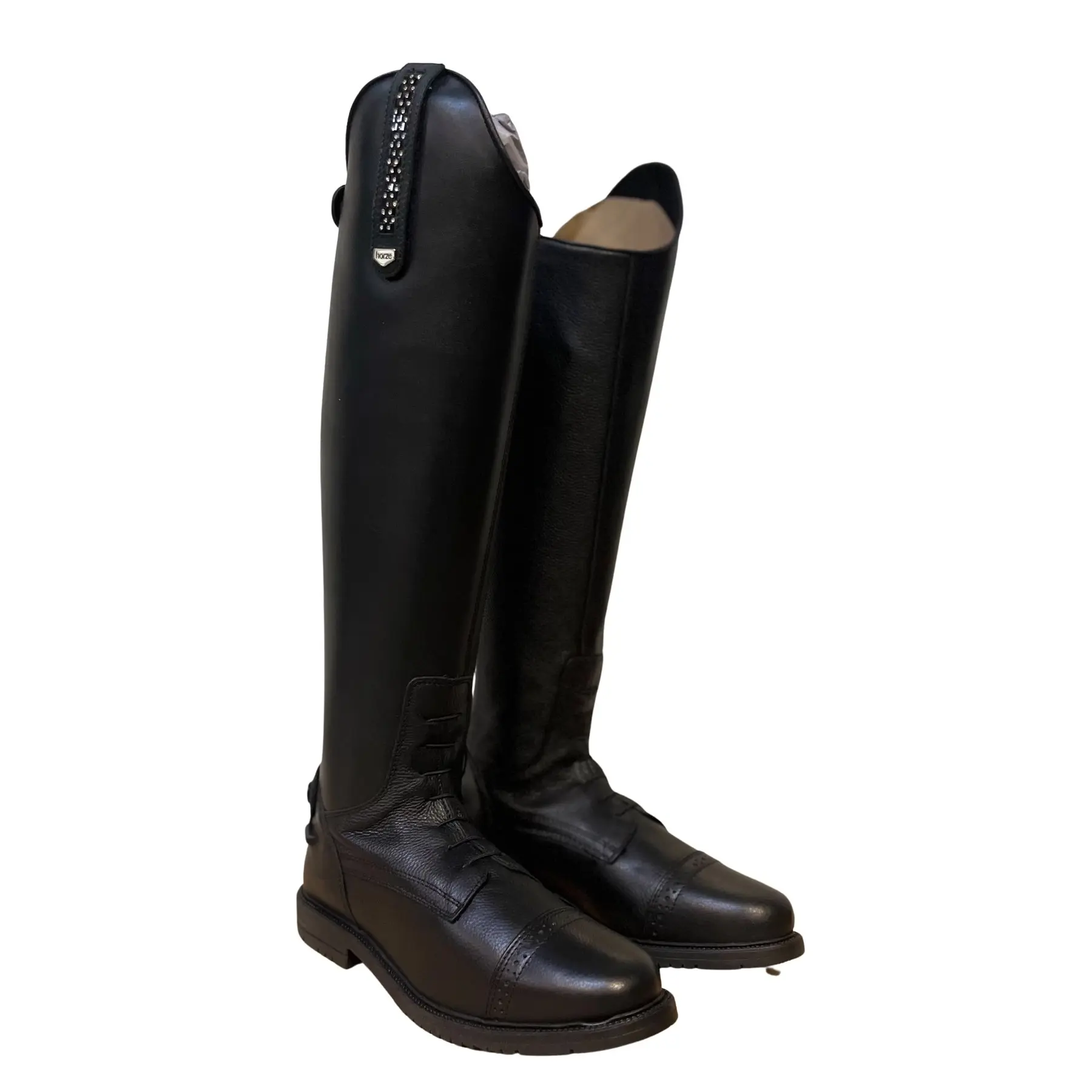 Bottes d'équitation cuir Genève, femme – Marron