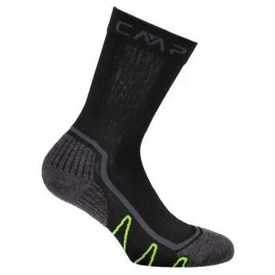 Cmp Unisex Kids Gris Mid Hiking Socks For Children Poly