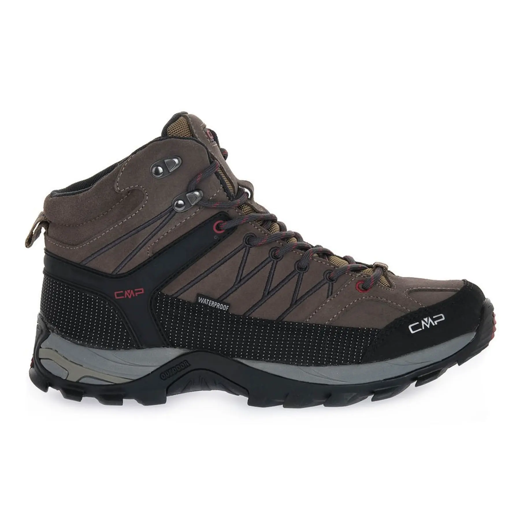 Cmp Men's Marron Hiking Trainers Rigel Waterproof