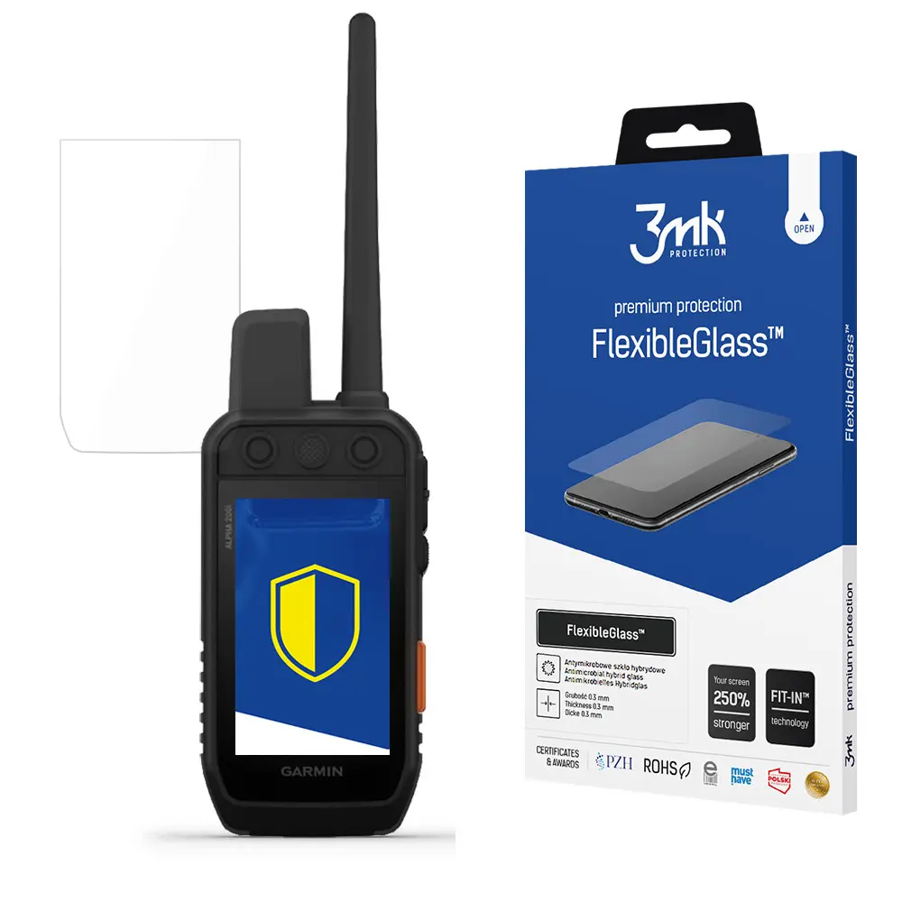 Hybridglas 3MK Garmin Alpha 200i - FlexibleGlass™
