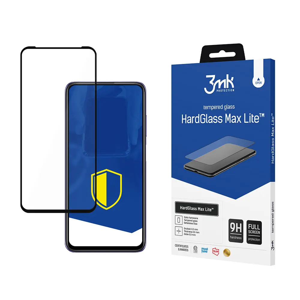 Verstärktes gehärtetes Glas 3MK Xiaomi Redmi Note 9T 5G - HardGlass Max Lite™