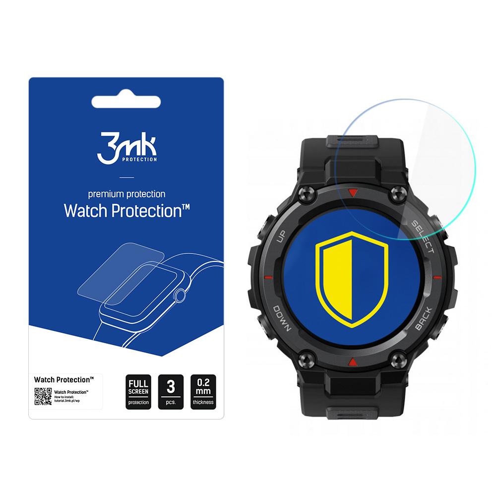 5903108374446 - Satz von 3 Hybridgläsern für Uhren Xiaomi Amazfit T-Rex Pro - FlexibleGlass