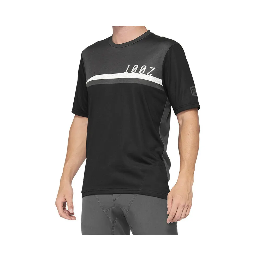 Fahrradtrikot mit kurzen Ärmeln 100% Airmatic