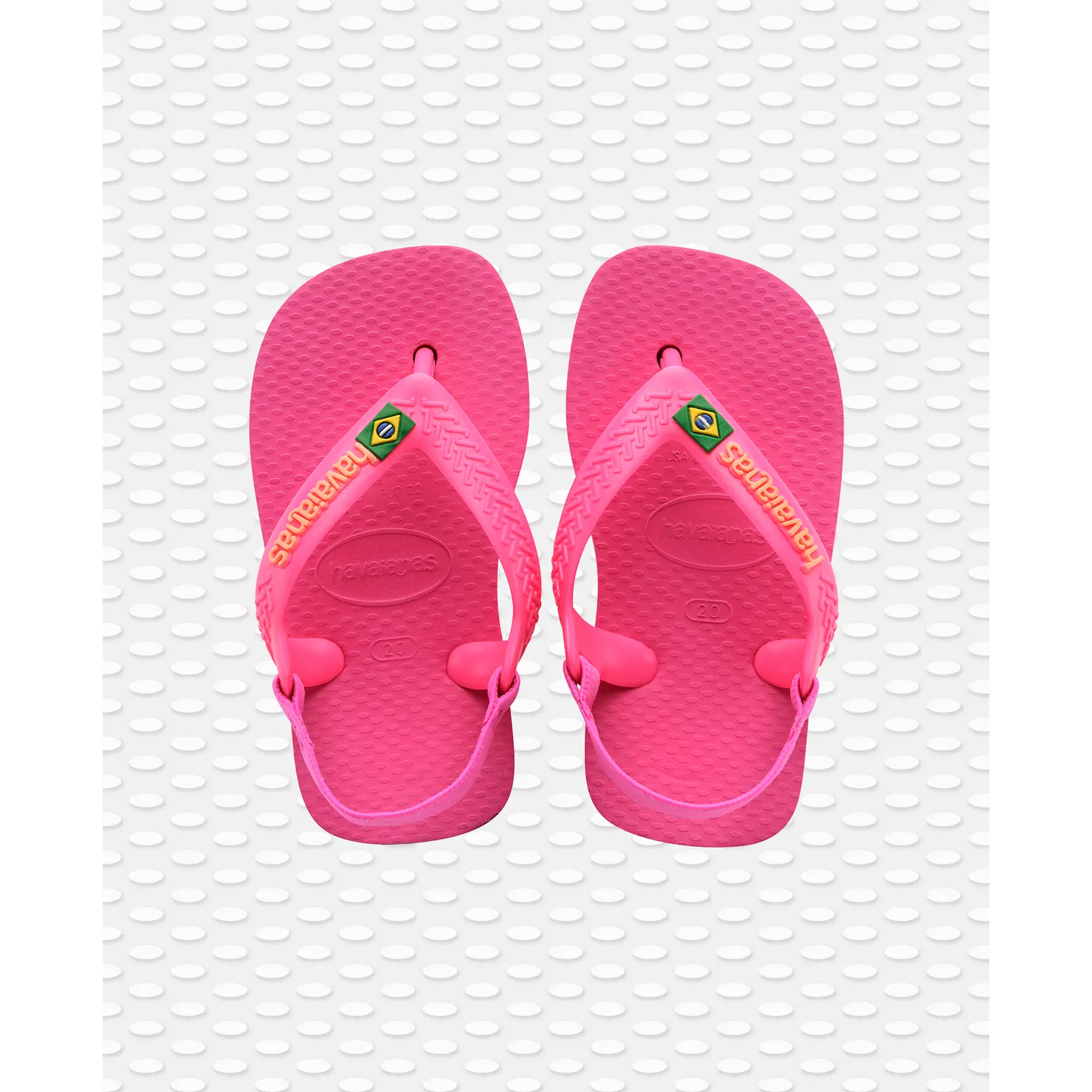 7893249740645 - Flip-Flops bébé Brasil Logo II