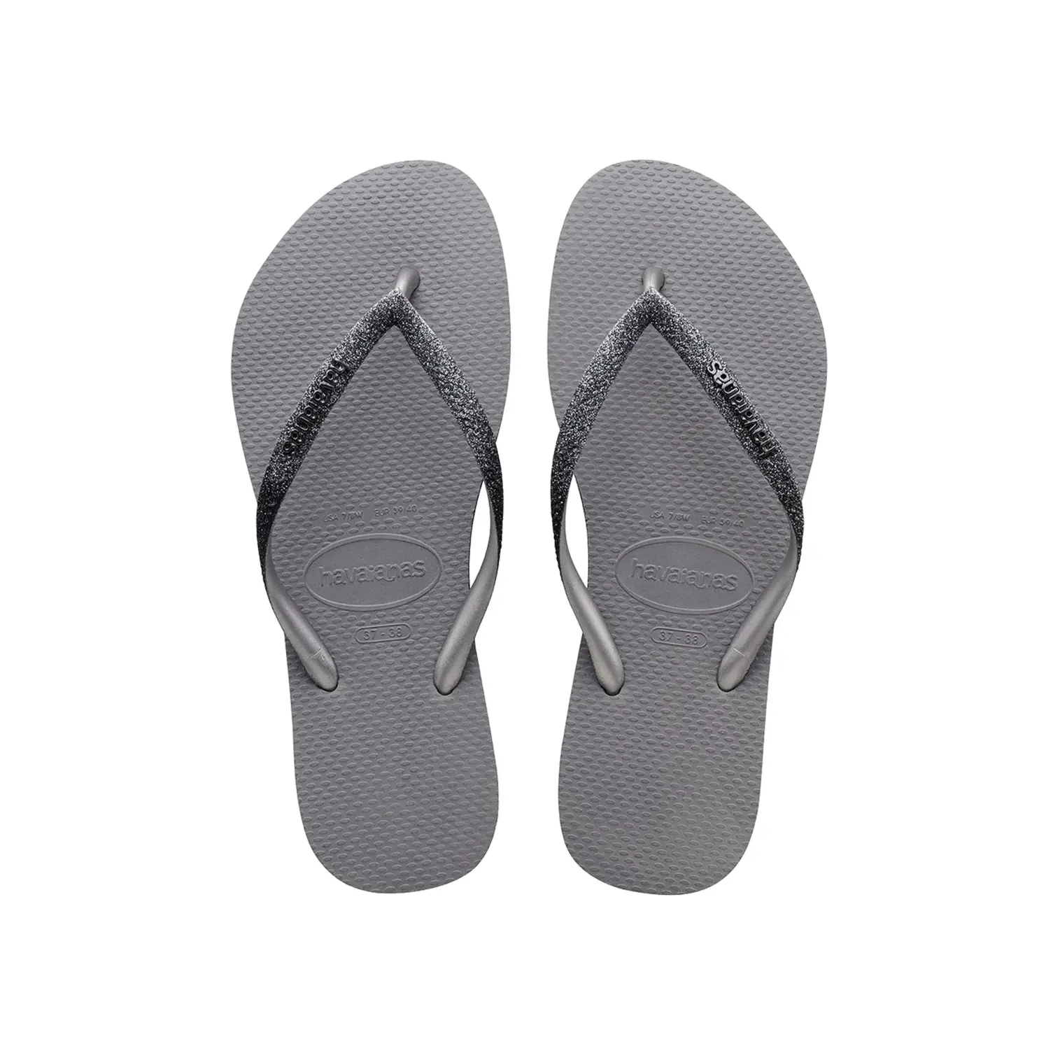 7909690087564 - Damen-Flip-Flops Slim Sparkle II