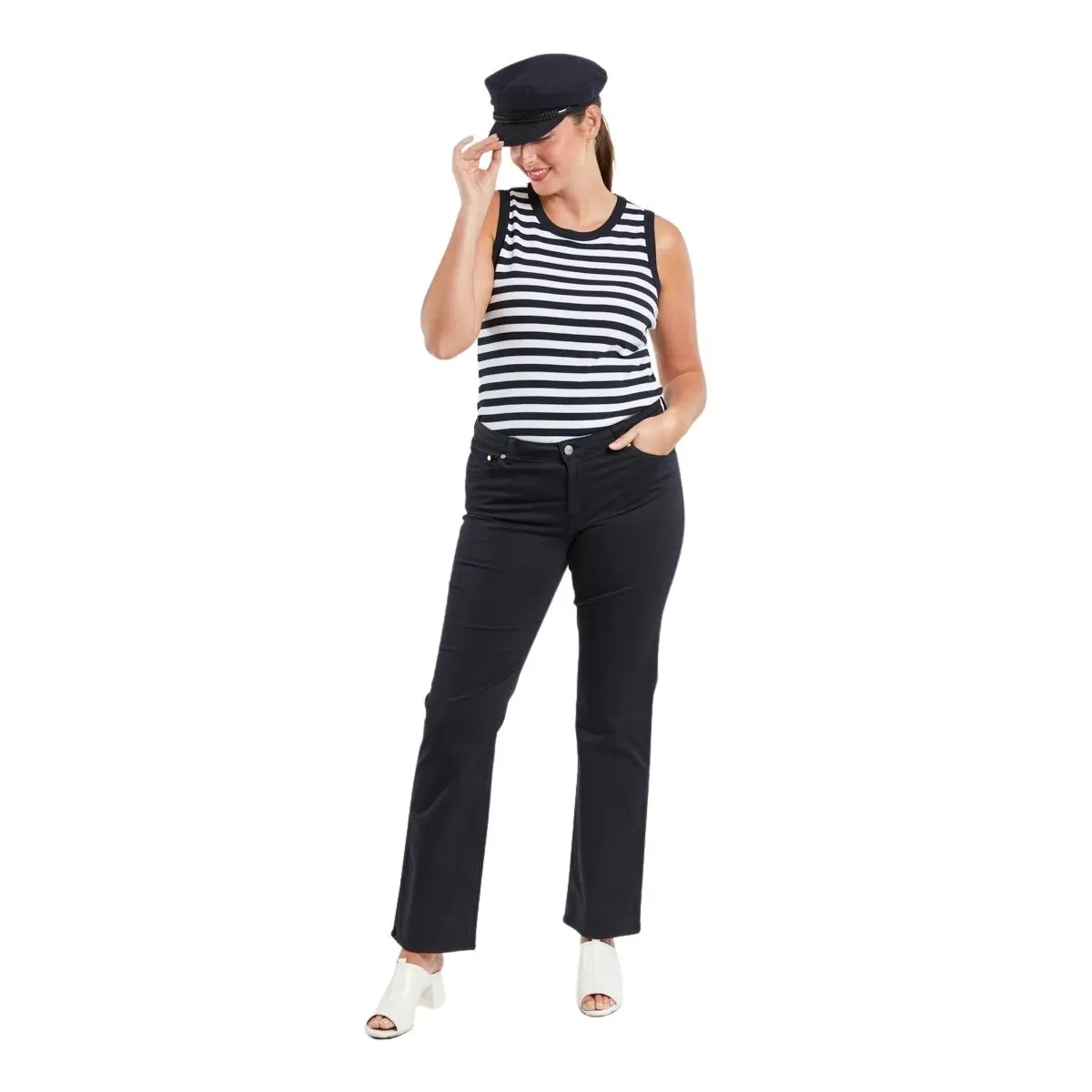 3664820023570 - Gerade geschnittene Hose Frau yole