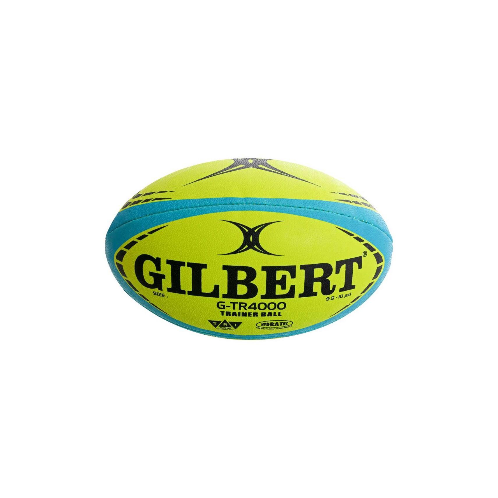Pallone da rugby Gilbert G-TR4000 Trainer Fluo (taille 4)