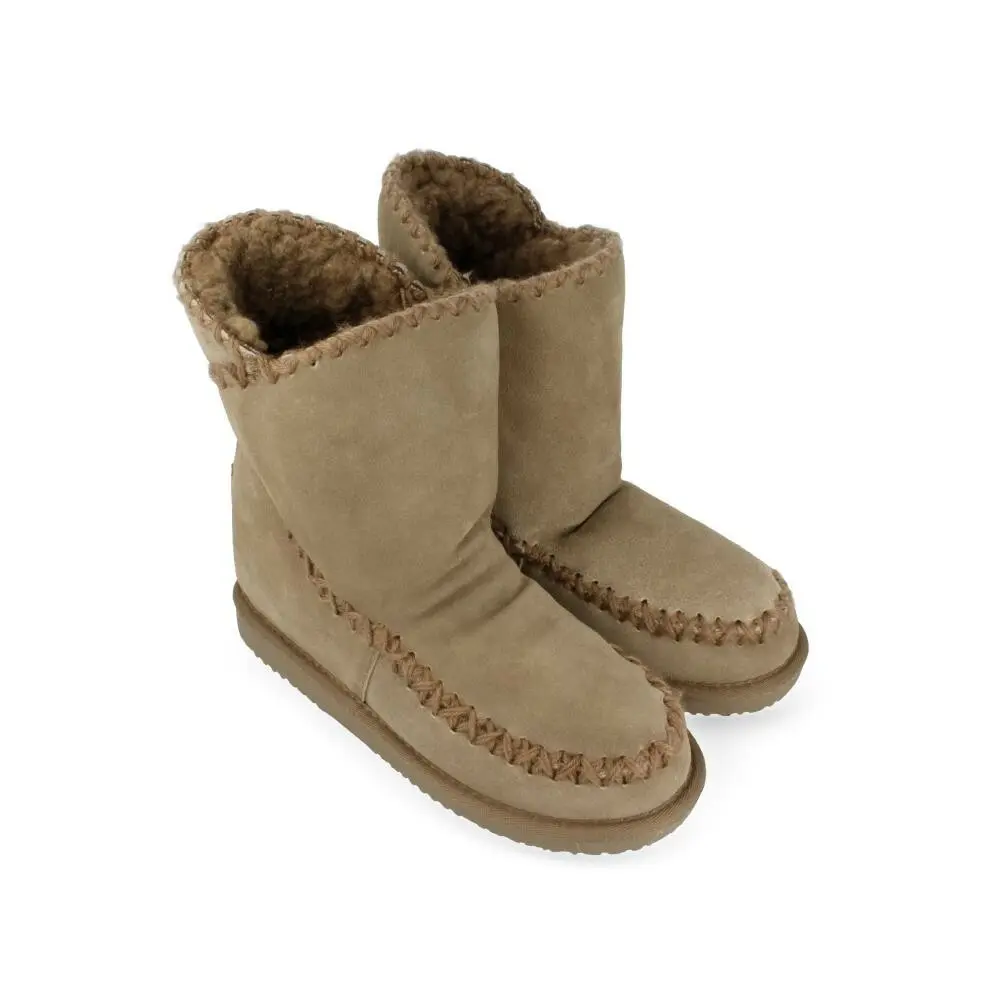 Stivali da donna  d'hiver beiges