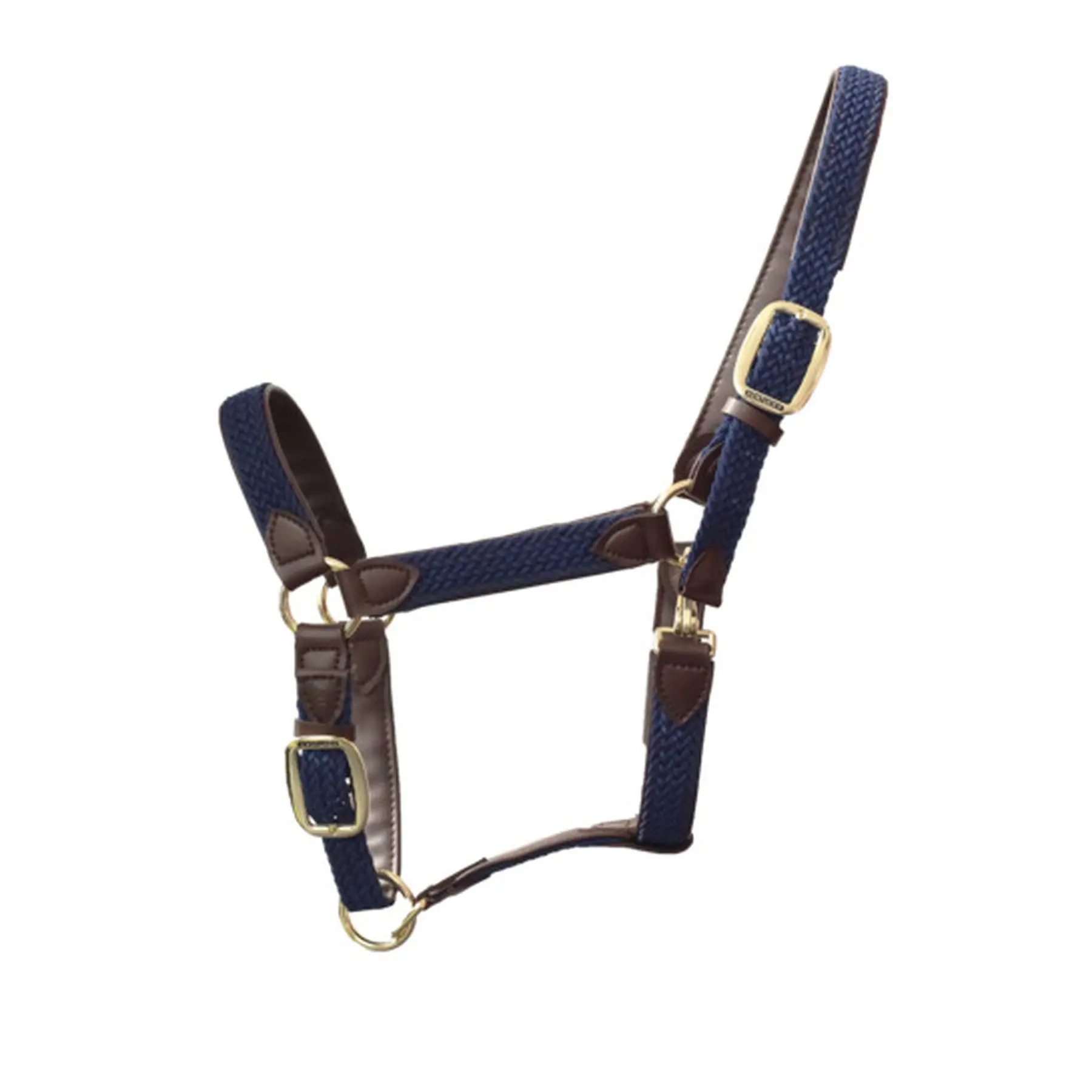 Kentucky Horsewear Bleu Halter For Horse Nylon Braided Kentucky