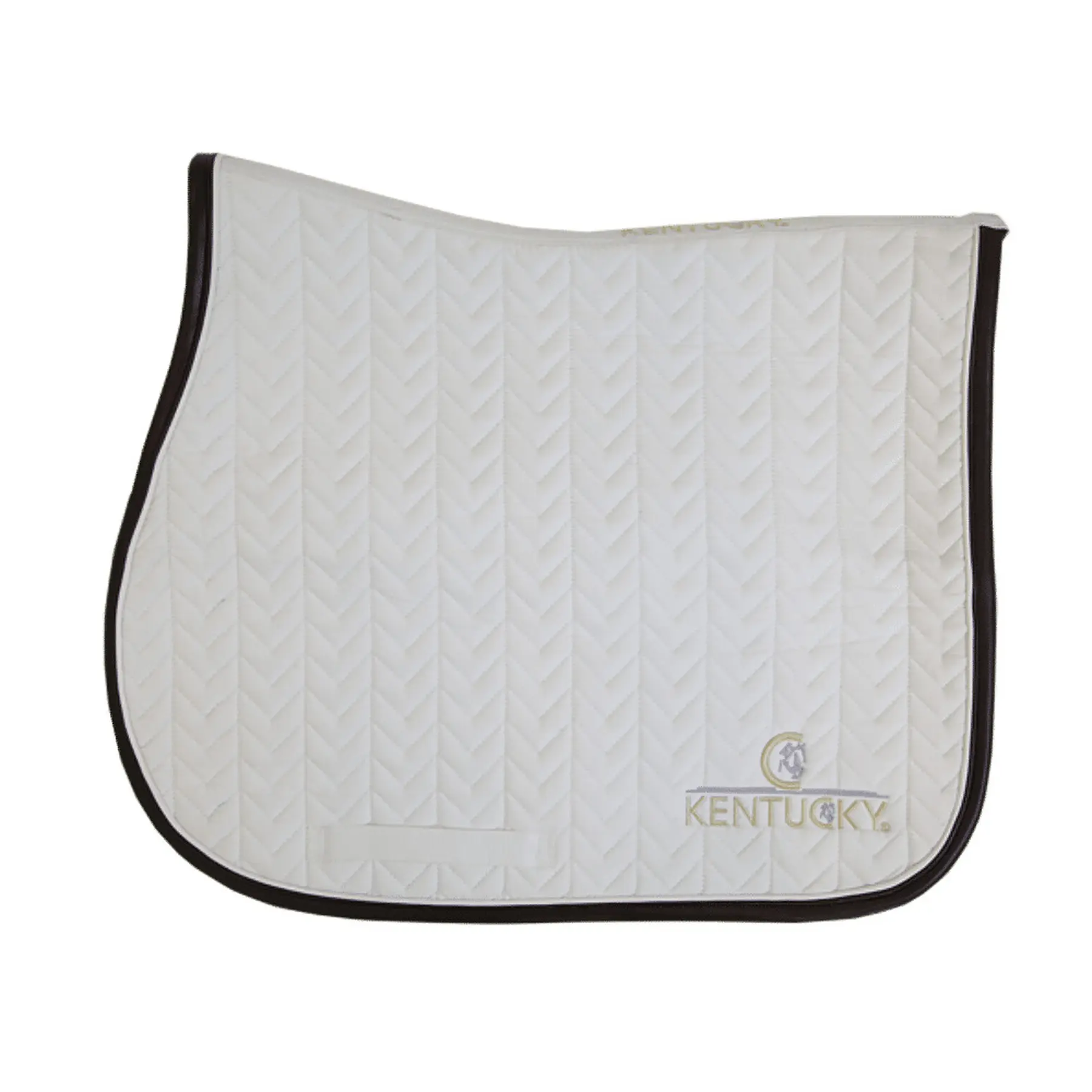 Kentucky Horsewear Blanc Cso Mat Kentucky Fishbone Leather